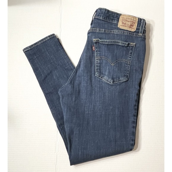 Levi's Denim - Levi's 721 Jeans Women's 32 Blue High Rise Skinny Fit Western Midwest Stretch